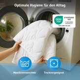Dekbed 135x200 cm Extra Warm Ademend Anti-allergie 400 g/m² – Gemaakt in Europa