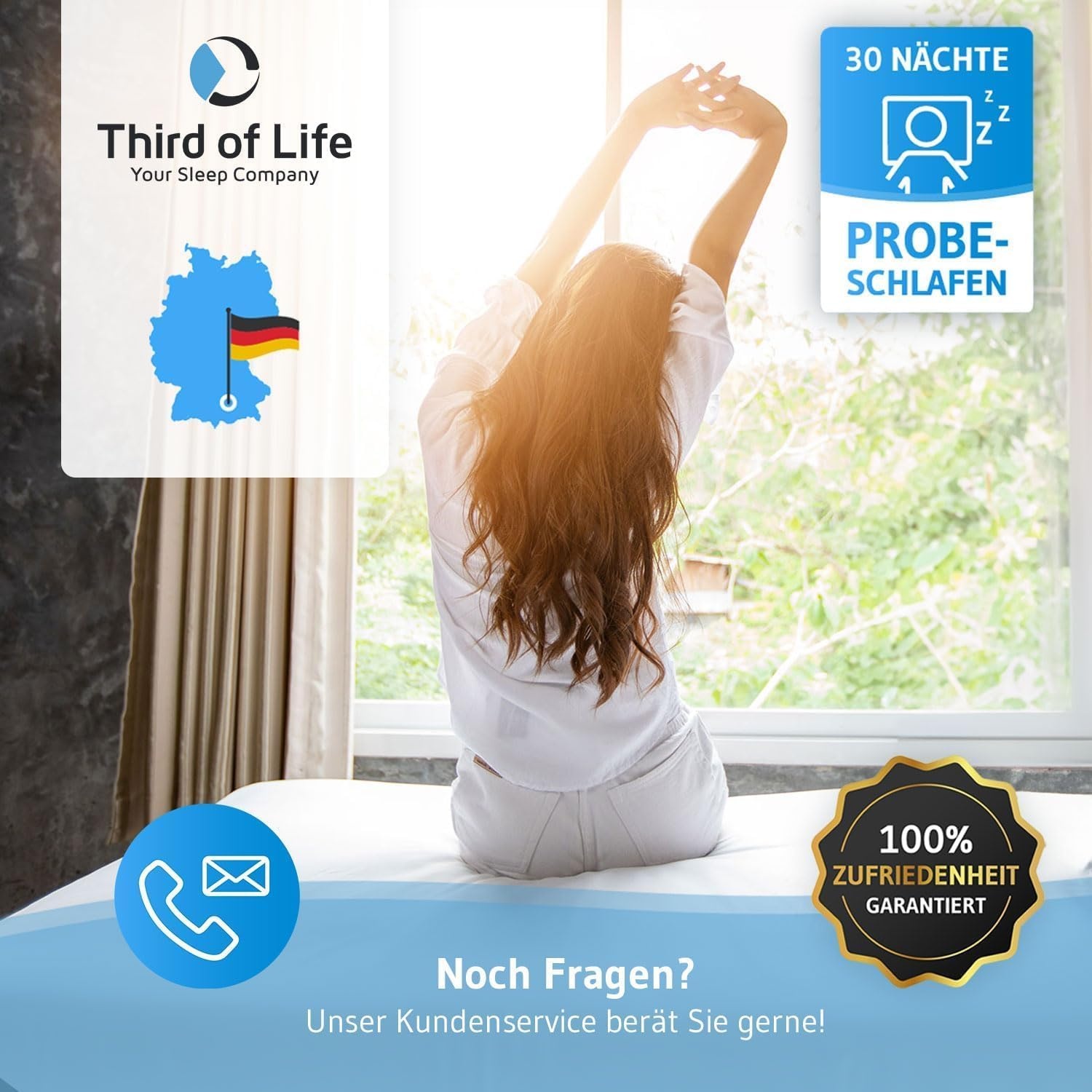 Dekbed 135x200 cm Extra Warm Ademend Anti-allergie 400 g/m² – Gemaakt in Europa