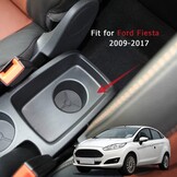 Armsteun met 7 USB-poorten en opbergvak voor Ford Fiesta MK7 (2009-2017) Zwart