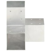 vidaXL Y-Paalverbinding 91mm Gegalvaniseerd Metaal - 57% Korting!