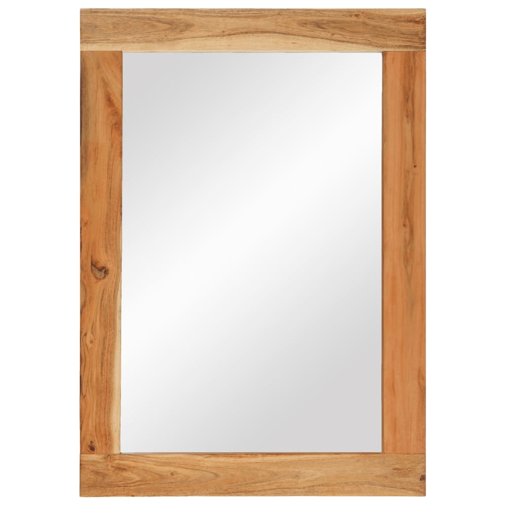 vidaXL Spiegel 70x50cm - Massief Acaciahout - 72% Korting!