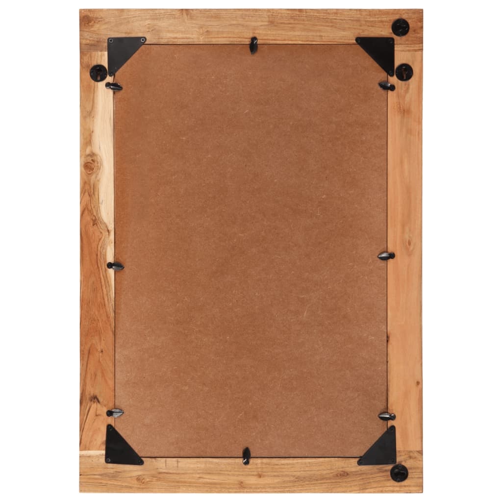 vidaXL Spiegel 70x50cm - Massief Acaciahout - 72% Korting!