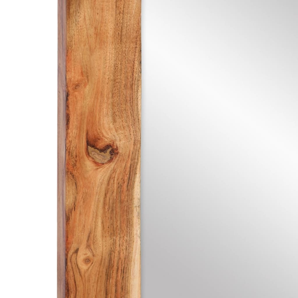 vidaXL Spiegel 70x50cm - Massief Acaciahout - 72% Korting!