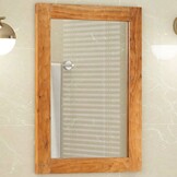 Acaciahouten Badkamerspiegel 50x70cm - 84% Korting!