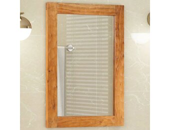 Acaciahouten Badkamerspiegel 50x70cm - 74% Korting!