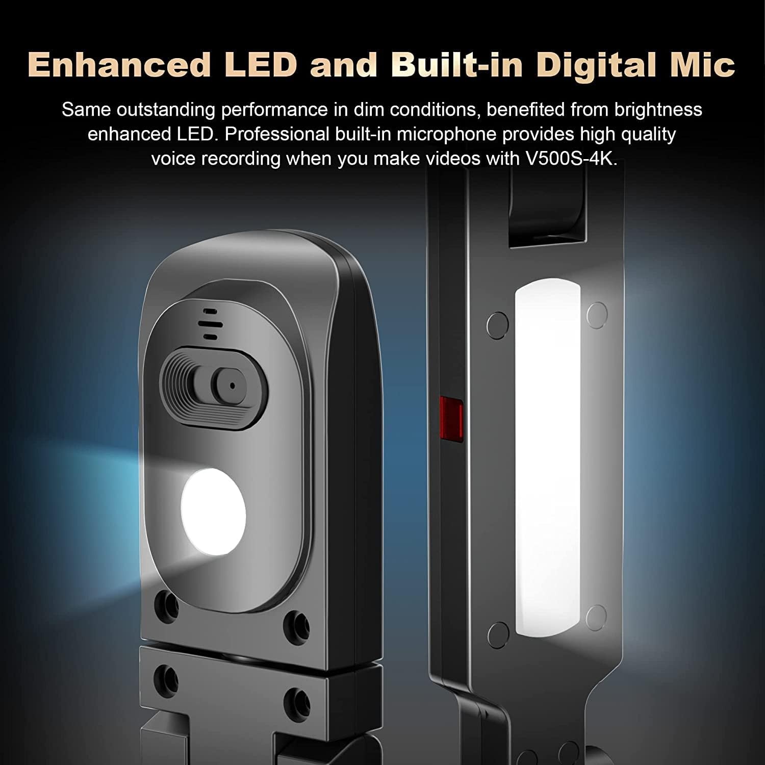 Documentcamera 4K voor online onderwijs en webvergaderingen, 13MP sensor, Mac & Windows compatibel