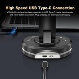 Documentcamera 4K voor online onderwijs en webvergaderingen, 13MP sensor, Mac & Windows compatibel