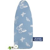 Strijkplankhoes met Dikke Vulling, Hittebestendig en Reflecterend, 100% Katoen, voor 130-140x40-45 cm strijkplanken