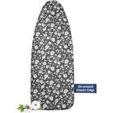 Strijkplankhoes met Dikke Vulling, Hittebestendig en Reflecterend, 100% Katoen, voor 130-140x40-45 cm strijkplanken