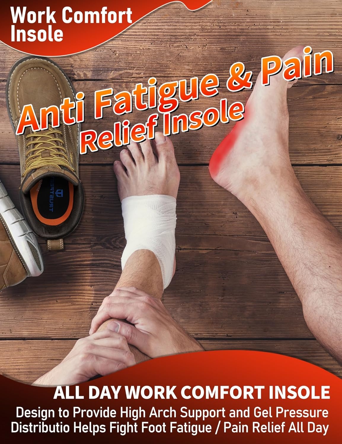 Anti-vermoeidheid Inlegzolen (Maat XS, Grijs) - 46% Korting