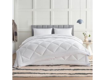 4-Seizoenen Dekbed Duodekbed 240x260 cm - Ademend, Combineerbaar Zomer & Herfst/Lente (150+300 g/m²) Wit