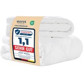 4-Seizoenen Dekbed Duodekbed 240x260 cm - Ademend, Combineerbaar Zomer & Herfst/Lente (150+300 g/m²) Wit