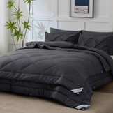 4-Seizoenen Dekbed Duodekbed 240x260 cm - Ademend, Combineerbaar Zomer & Herfst/Lente (150+300 g/m²) Wit