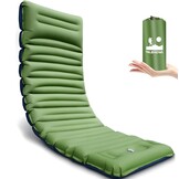 Ultralichte Kampeer Slaapmat R-Waarde 3.0 - 4 Seizoenen, Waterdicht, Duurzaam 40D Nylon TPU, Snel Opblaasbaar