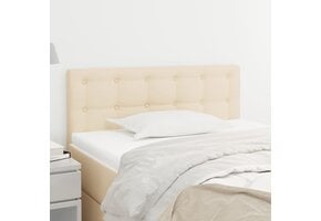 vidaXL Hoofdbord Crème 100x5x78/88 cm - 59% Korting!