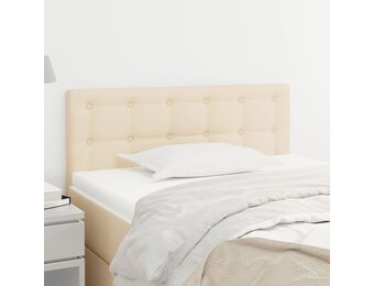 vidaXL Hoofdbord Crème 100x5x78/88 cm - 59% Korting!