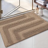 Zachte Chenille Badmat Beige 50x80cm - 61% Korting!