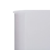 vidaXL Windscherm 6-panelen wit - 62% Korting