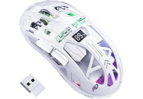 Draadloze Gamingmuis A2 Wit - 55% Korting