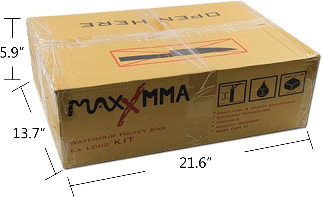 MaxxMMA Bokszak Water/Lucht Zwart 3ft - 53% Korting