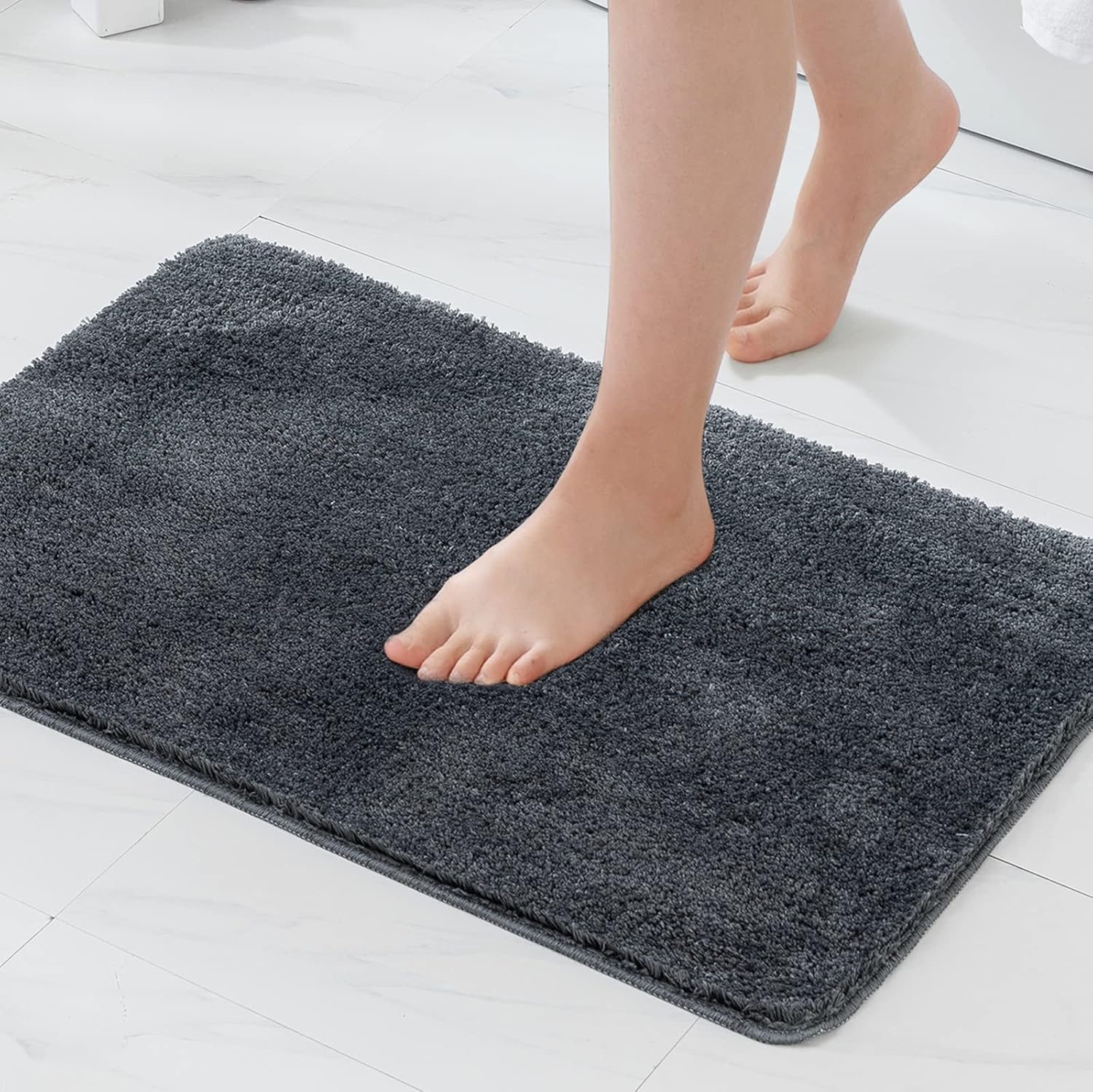 Badmat Antislip 40x60cm Donkergrijs - 43% Korting!