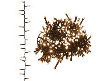 vidaXL Lichtslinger 3000 LED's Warmwit 65m PVC - 61% Korting!