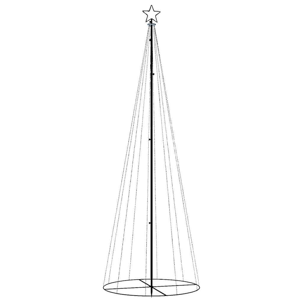 vidaXL Kegelkerstboom 310 LED's 100x300 cm warmwit