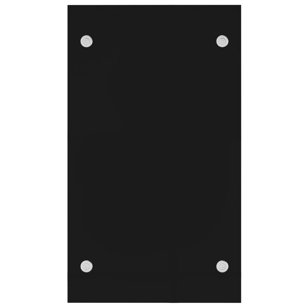 VidaXL Haardhoutrek Zwart Glas & Staal - 40x35x60 cm (59% Korting)