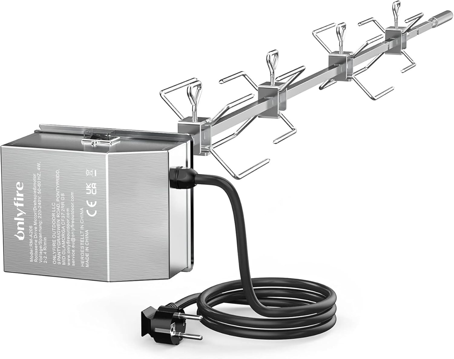 RVS Rotisserie Kit voor Weber Genesis II - 40% Korting!