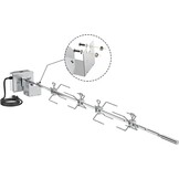 RVS Rotisserie Kit voor Weber Genesis II - 40% Korting!
