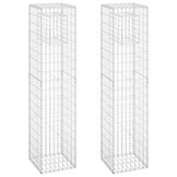 VidaXL Schanskorf palen 2 st. 40x40x180cm - 57% Korting!
