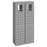VidaXL Schanskorf palen 2 st. 40x40x180cm - 57% Korting!