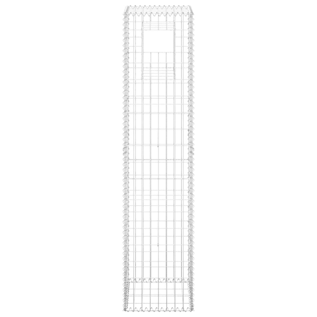 VidaXL Schanskorf palen 2 st. 40x40x180cm - 57% Korting!