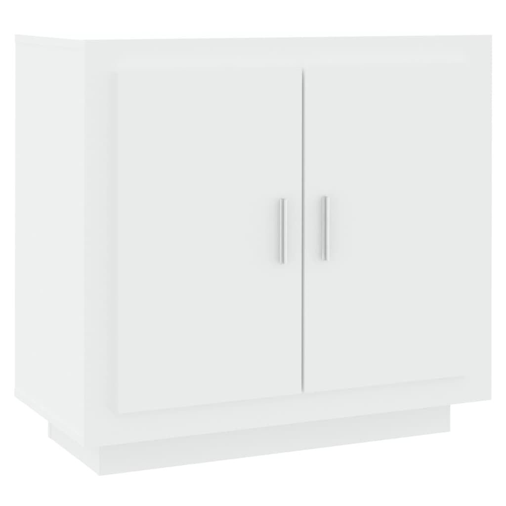 vidaXL Dressoir 80x40x75 cm Wit Bewerkt Hout - 72% Korting!