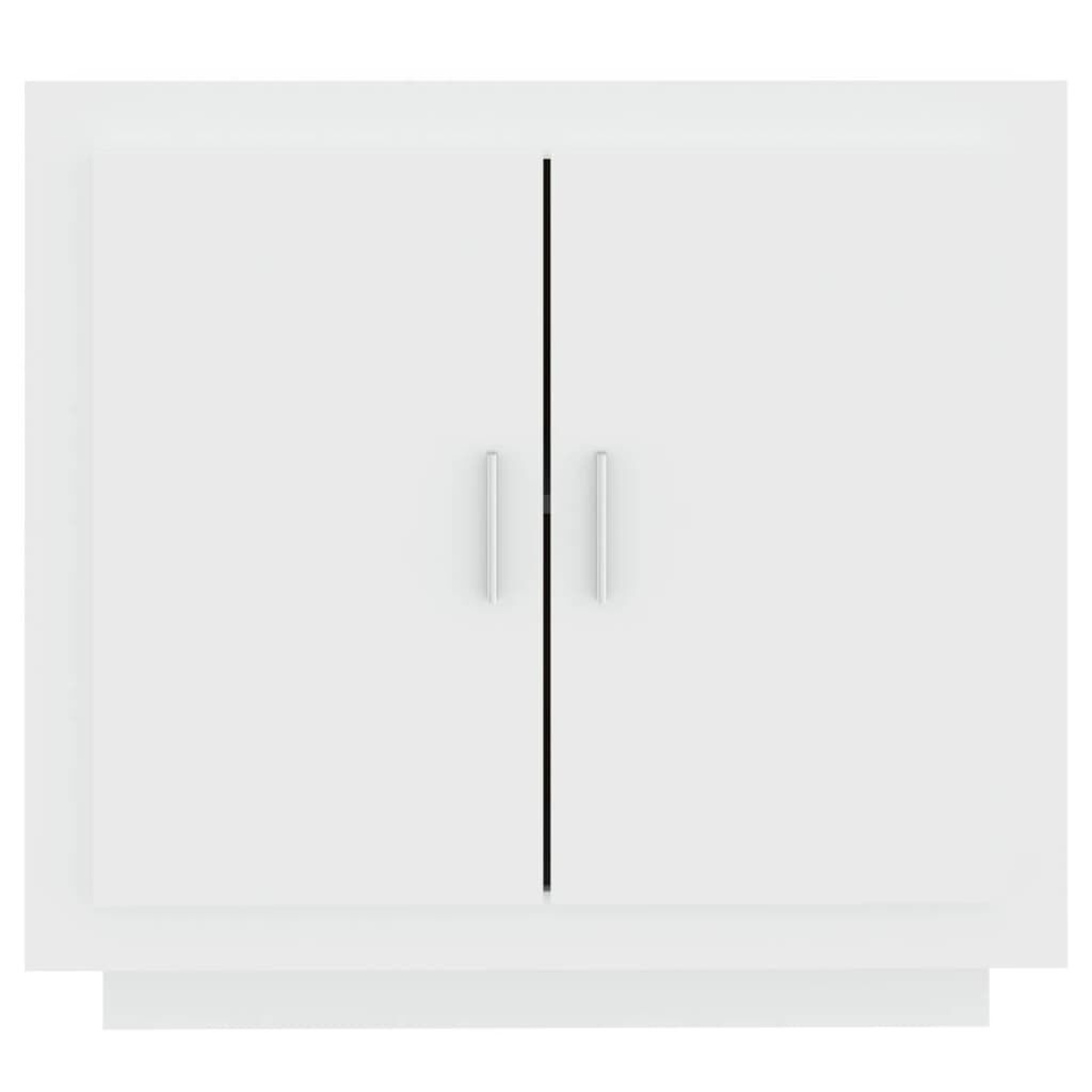 vidaXL Dressoir 80x40x75 cm Wit Bewerkt Hout - 72% Korting!