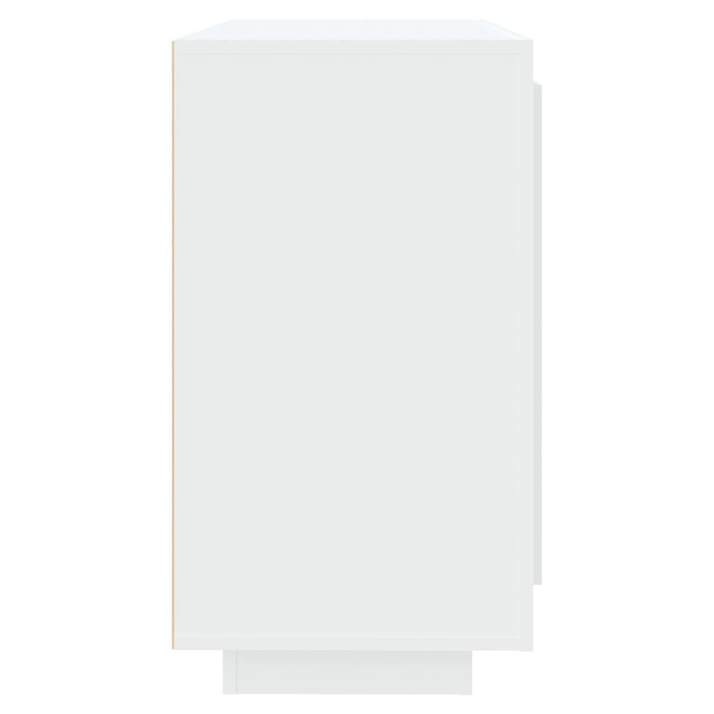 vidaXL Dressoir 80x40x75 cm Wit Bewerkt Hout - 72% Korting!
