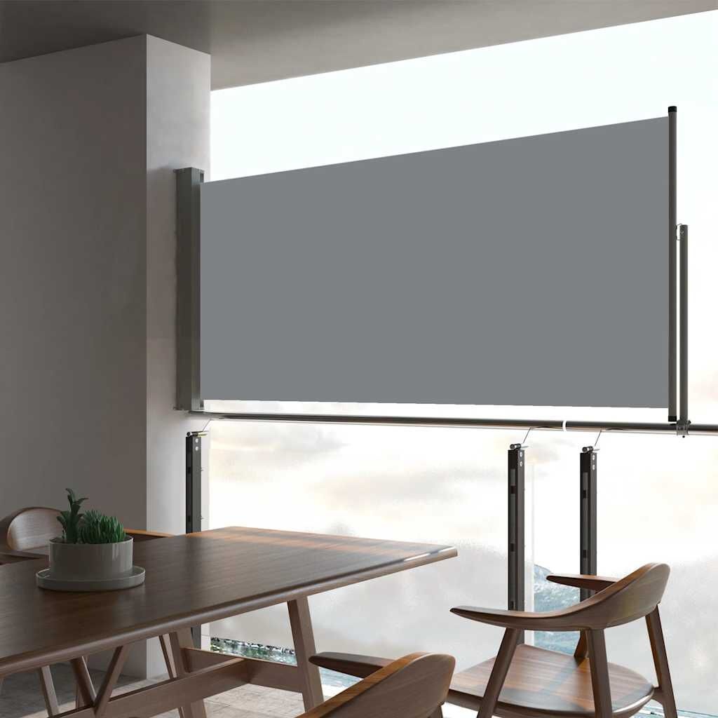 Uittrekbaar Tuinscherm Grijs 60x300cm - 47% Korting!