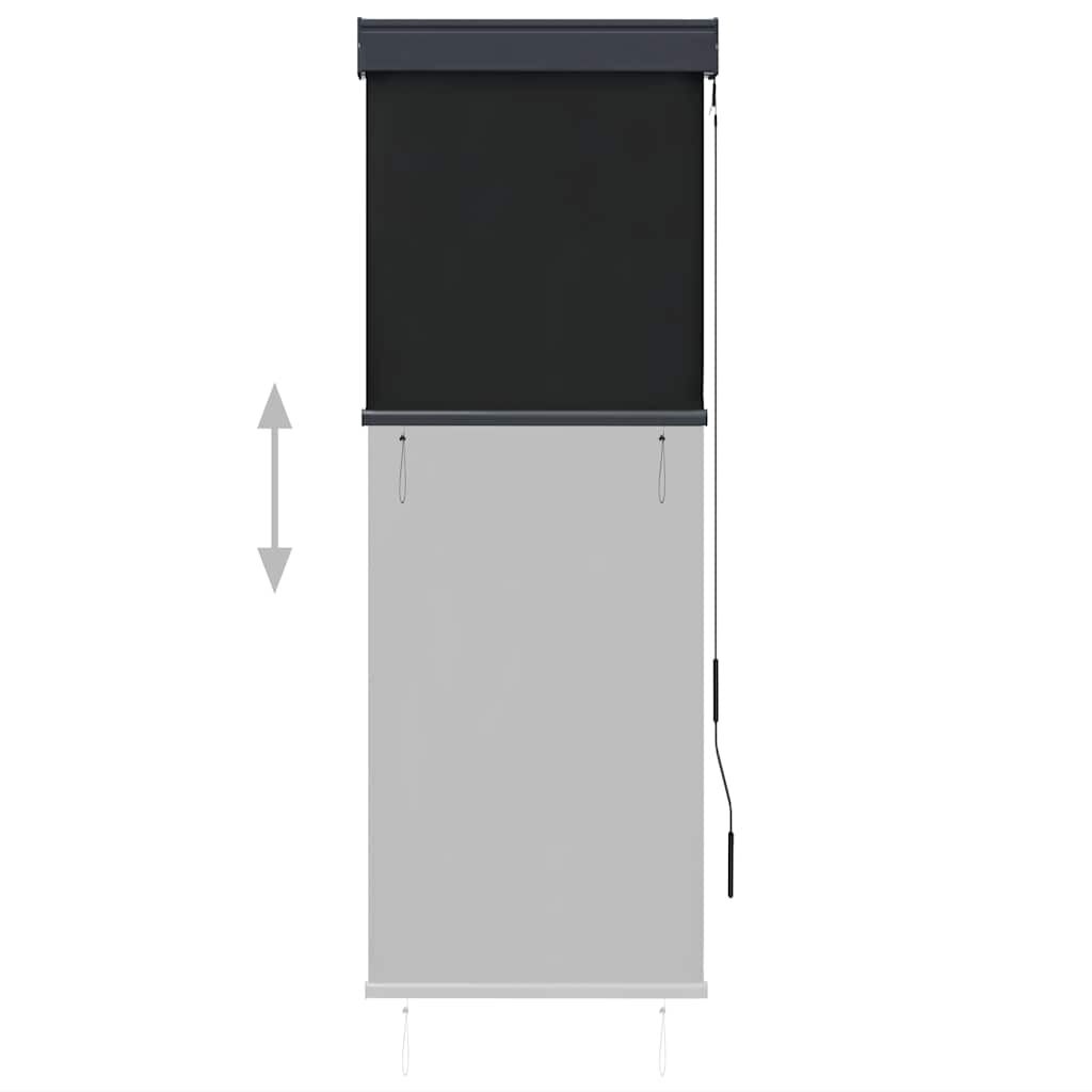 Rolgordijn voor buiten, 60x250 cm, Antraciet - 57% Korting