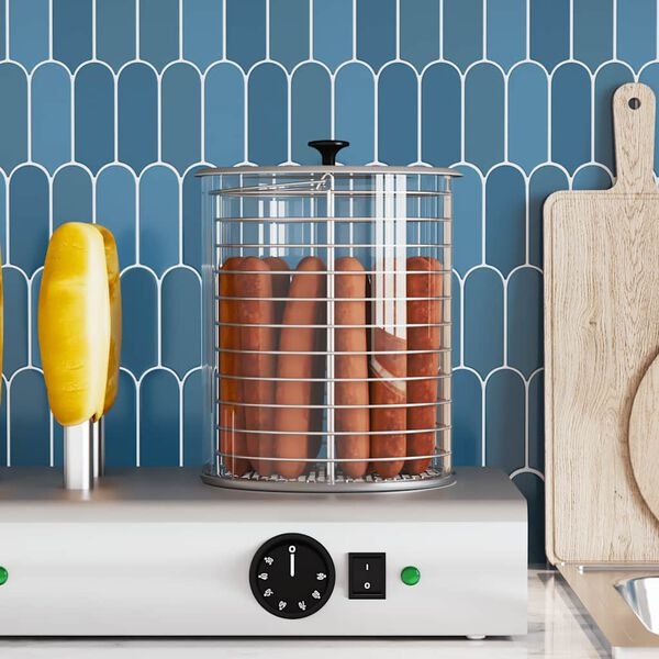 VidaXL Glazen Cilinder Hotdog Verwarmer - 59% Korting!