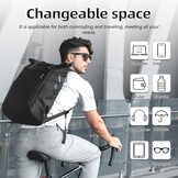 Rolltop Laptop Rugzak 17.3" - 52% Korting