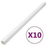 vidaXL Kabelgoot PVC Wit 50x25 mm (10m) - 72% Korting