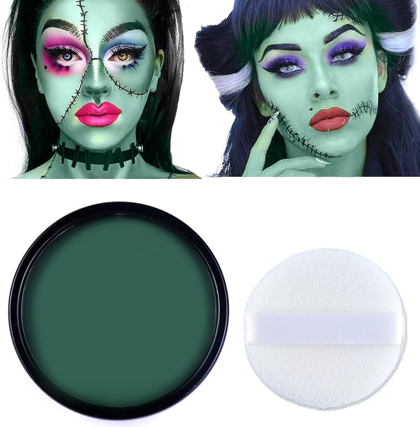 Waterbestendige Olie Schmink Set met Kwast - Halloween & Carnaval