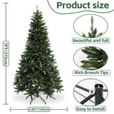 Kunstkerstboom 220cm Groen - 60% Korting!