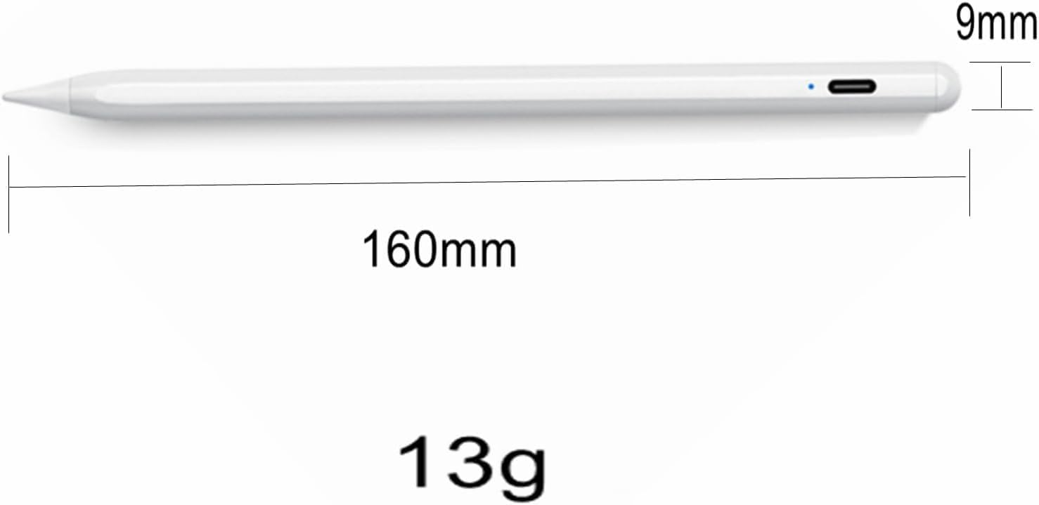 Stylus voor Redmi Pad 2024 Pro Se Tablet - Actieve Oplaadbare Touch Pen met 0,7mm punt, 4096-traps drukdetectie - Zwart