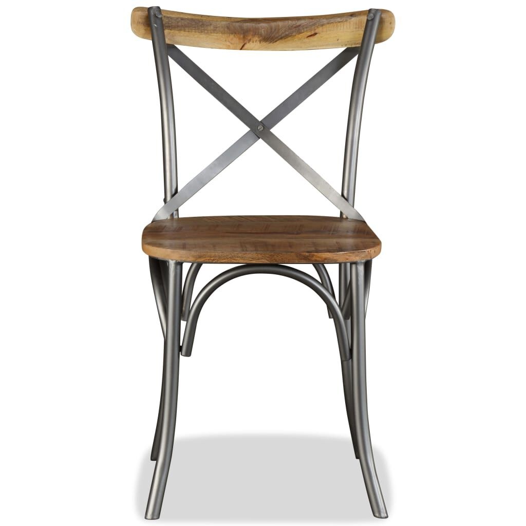 vidaXL Eetkamerstoelen 2 st. - Massief Mangohout - 41% Korting