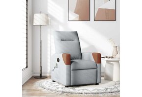 vidaXL Massagestoel Lichtgrijs - 57% Korting!