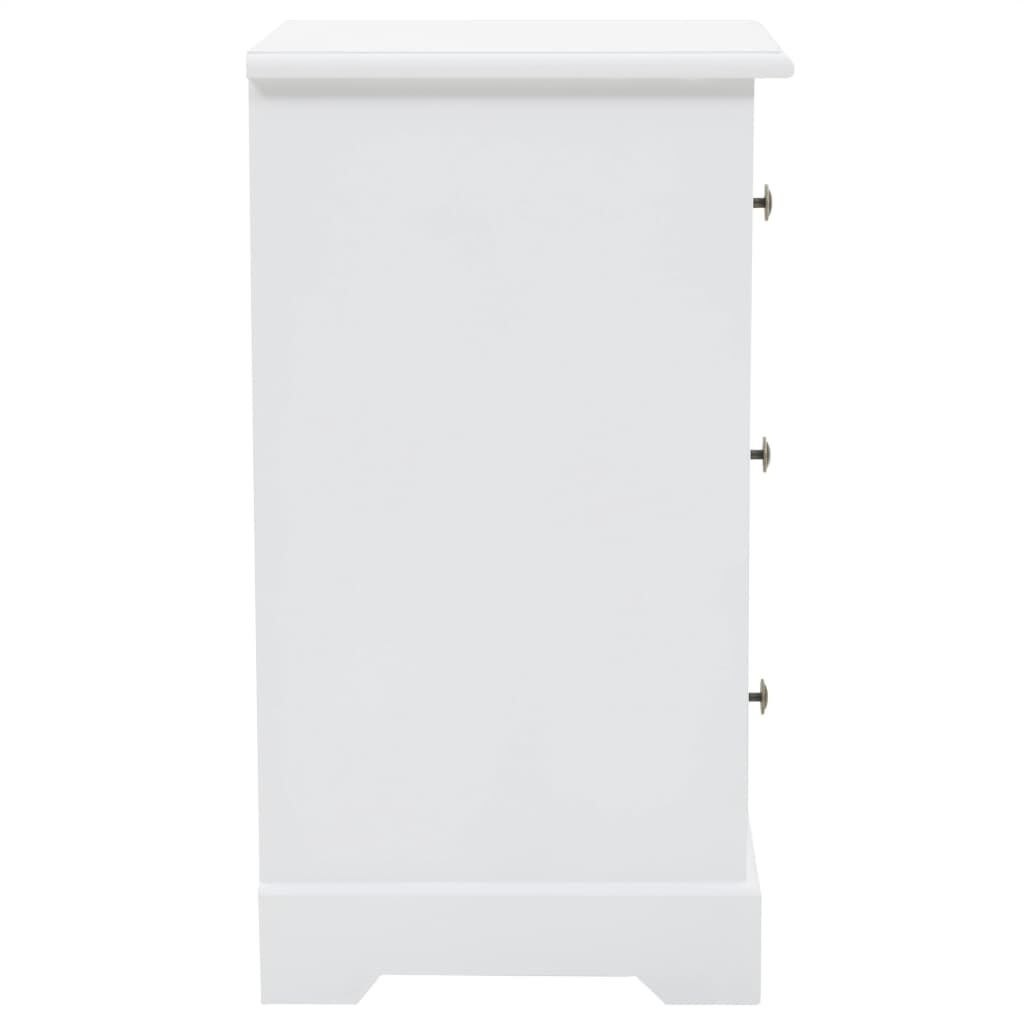 vidaXL Nachtkastje Wit 35x32x59 cm MDF - 75% Korting