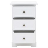 vidaXL Nachtkastje Wit 35x32x59 cm MDF - 75% Korting