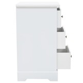 vidaXL Nachtkastje Wit 35x32x59 cm MDF - 75% Korting