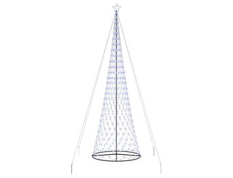 vidaXL Blauwe LED Kerstboom 399cm - 72% Korting!